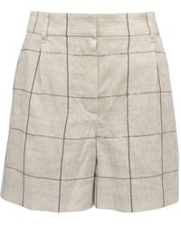 Brunello Cucinelli - Short À Carreaux - Lyst