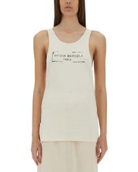 Maison Margiela - Viscose Cotton Tops - Lyst