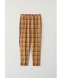 Acne Studios - Tartan Trousers - Lyst