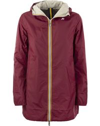 K-Way - Sophie Plus Reversible Hooded Jacket - Lyst