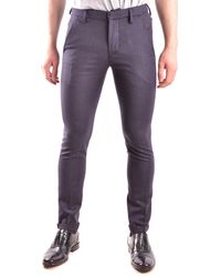 Dondup - Pantalon Bleu Foncé - Lyst