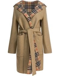 Burberry - Reversible Wool Coat - Lyst