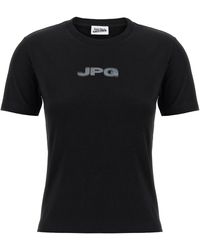 Jean Paul Gaultier - 'the Black Jpg Baby Tee' T -shirt - Lyst