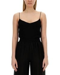 Fabiana Filippi - Fitted Viscose Top - Lyst