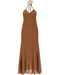 Tom Ford - Knitted Halterneck Maxi Dress - Lyst