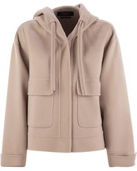 Weekend by Maxmara - Wochenend Max Mara Gary Kapuzenjacke in Wolle - Lyst