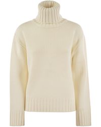 Fabiana Filippi - Wolle, Seide und Kaschmir -Mischung Rollkragenpullover Pullover - Lyst