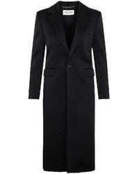 Saint Laurent - Satin Coat - Lyst