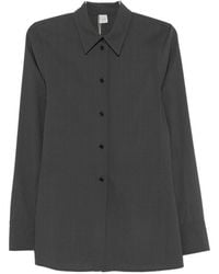 TOTEME - Wool Blend Shirt - Lyst