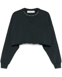 Golden Goose - Organic Cotton Cropped Sweatshirt - Lyst