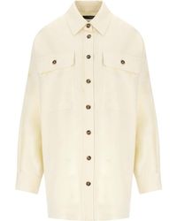 Weekend by Maxmara - Rolf Cream Oversize Shirt - Lyst