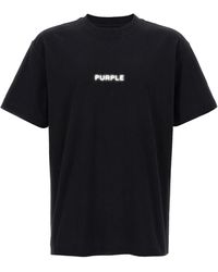 Purple - 'Pixelated' T Shirt - Lyst