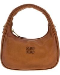 Miu Miu - Caramel Leather Wander Handbag - Lyst