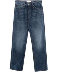 AYA MUSE - Straight Jeans With Buckle - Lyst
