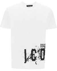 DSquared² - Icono Splash Cool Fit T Shirt - Lyst