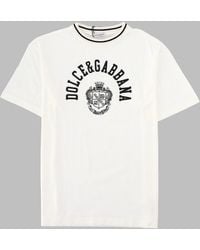 Dolce & Gabbana - Short Sleeve Mini T-Shirt For Boys - Lyst