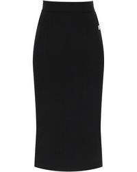 Dolce & Gabbana - Milano Stitch Pencil Skirt - Lyst