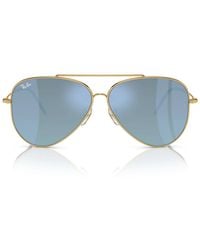Ray-Ban - Zonnebril Rbr0101 S 001/ga Aviator Reverse Goud/donkergrijs Unisex - Lyst