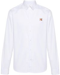 Maison Kitsuné - Hemd Mit Fuchs-Patch - Lyst