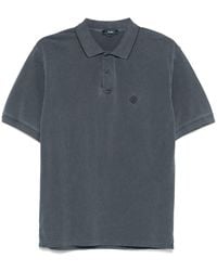 Herno - Logo Cotton Polo Shirt - Lyst