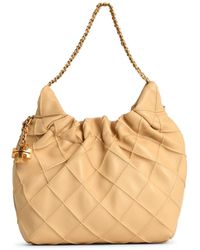 Tory Burch - 'Fleming' Cream Lear -Tasche - Lyst