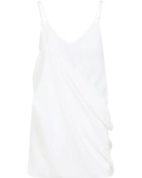 MM6 by Maison Margiela - Mm6 Silk Mini Dress - Lyst