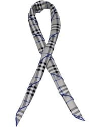 Burberry - Foulard Silk - Lyst
