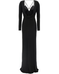 Elisabetta Franchi - 'rode Loper' Jurk - Lyst