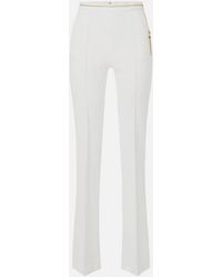 Elisabetta Franchi - Pantalones con cadena joya - Lyst