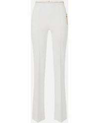 Elisabetta Franchi - Pantaloni Con Catena Gioiello - Lyst