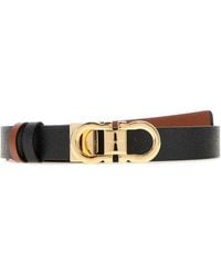 Ferragamo - Salvatore Leather Reversible Belt - Lyst