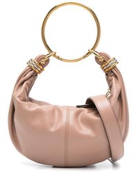 Chloé - Mini Hobo Handbag With Metallic Accents - Lyst