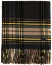 Saint Laurent - Embroidered Cashmere Blend Scarf - Lyst