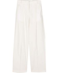 Officine Generale - Pantalones rectos con pliegues - Lyst