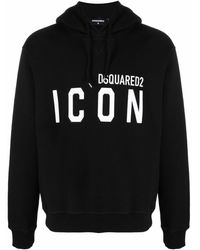 DSquared² - Sudadera Negra - Lyst
