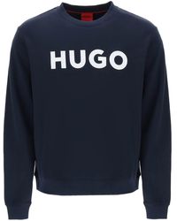 HUGO - Sweat-shirt de logo Dem - Lyst