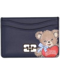 Ganni - Leather Wallet - Lyst