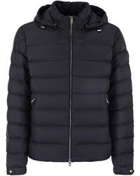 Moncler - Arneb Short Down Jacket Met Kap - Lyst