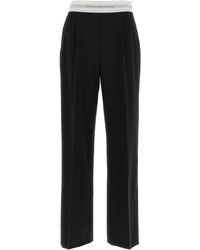 Alexander Wang - Logo Elastische Broek - Lyst
