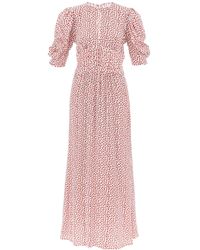 ROTATE BIRGER CHRISTENSEN - Rotate Maxi Dress With Puffed Sleeves - Lyst