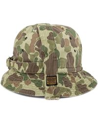 Kapital - "Camouflage Herringbone" Bucket Hat - Lyst