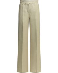 Max Mara - Linen Tailored Pants - Lyst