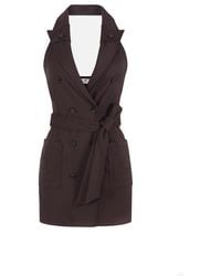 Elisabetta Franchi - Elisabetta Franchi Brown - Lyst