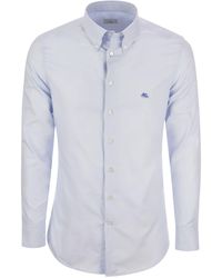 Etro - Button Down Cotton Shirt - Lyst