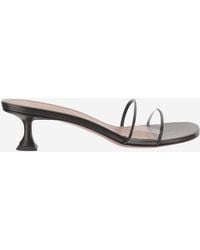 AMINA MUADDI - Andreea Glass Sandals - Lyst
