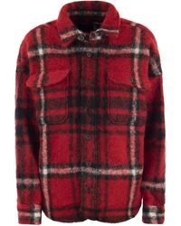 Polo Ralph Lauren - Oversized Wool Blend Plaid Shirt - Lyst