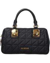 Love Moschino - Borse A Mano Donna Poliuretano Nero - Lyst