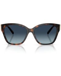 Tiffany & Co. - Zonnebril Tf4254 U 84554 U Bruin/blauw Dames Gepolariseerd - Lyst