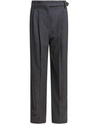 Brunello Cucinelli - Wool Trousers - Lyst