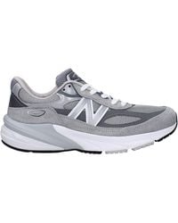 New Balance - Nieuwe Balans Sneakers 990 Heren Suede Grijs - Lyst